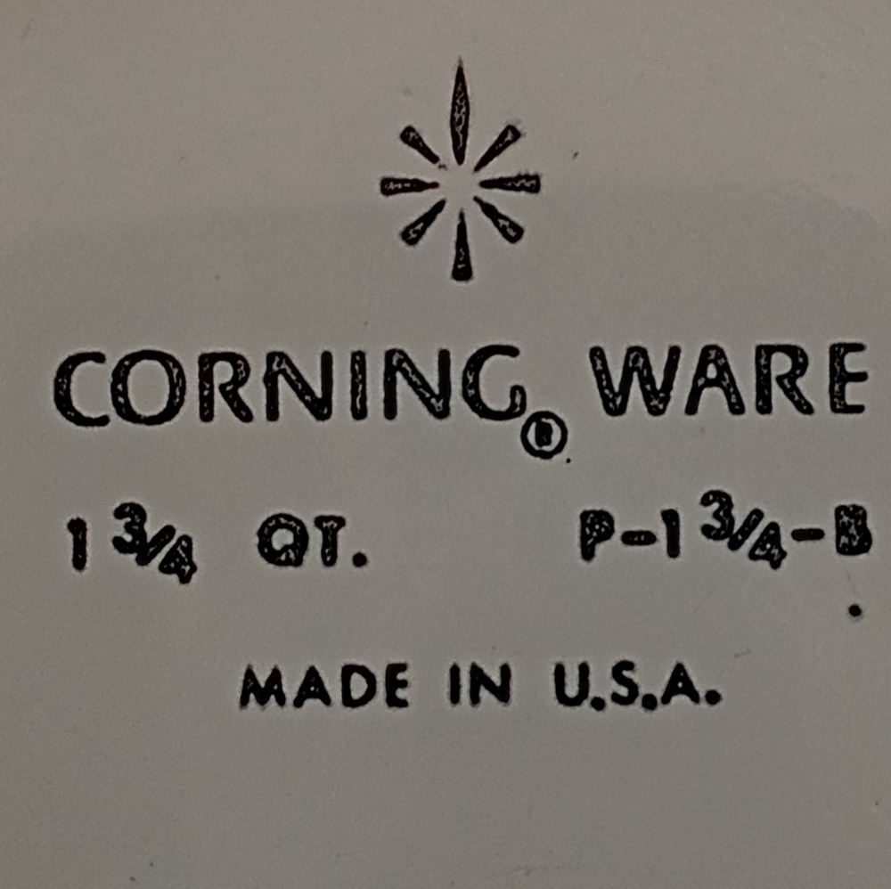 Vintage Corning Ware p1b